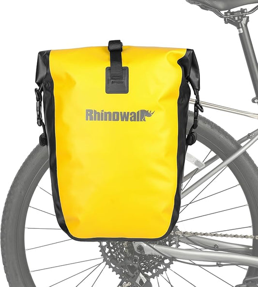 Rhinowalk Bike Bag Waterproof Bike Pannier Bag for Bicycle Cargo Rack Saddle Bag Shoulder Bag Laptop Pannier Rack Bicycle Bag Professional Cycling Accessories