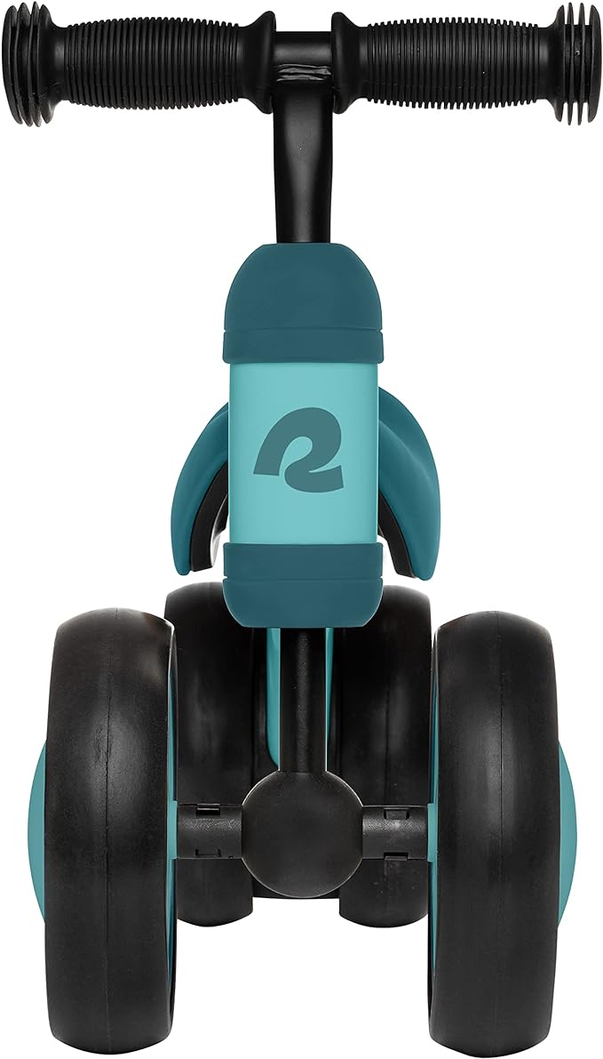 Retrospec Cricket Baby Walker Balance Bike with 4 Wheels for Ages 12-24 Months - Baby Toys & Toddler Toys for 1 Year Olds - Ride On Bicycle - Boys & Girls