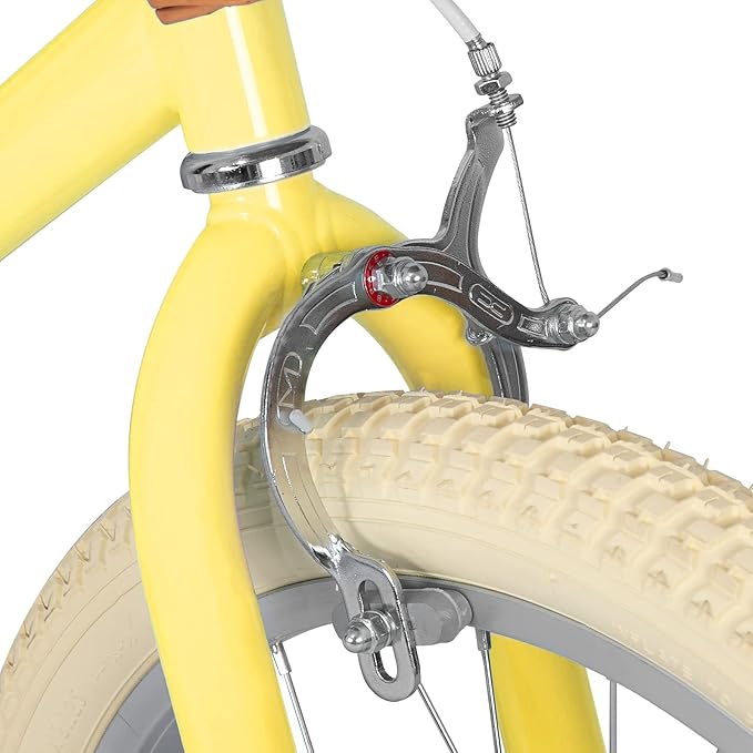 JOYSTAR Girls Bike for 2-12 Years Old Toddlers and Kids, 12" 14" 16" 18“ Retro Style Kids Bike with Training Wheels, 20 Inch Children Bicycle with Kickstand