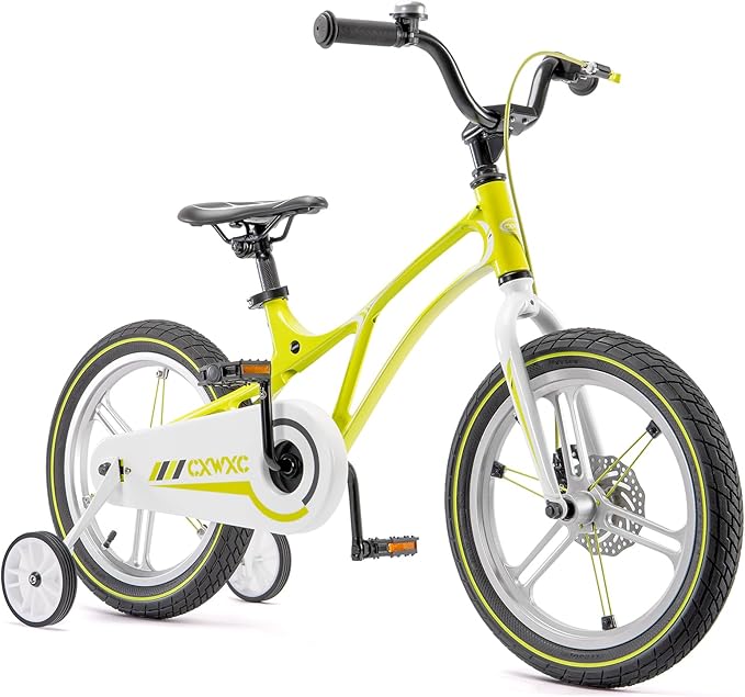 CXWXC Kids Bike - 14 16 18 Inch Children Bicycle for Boys Girls Age 3-9 Years, Single Speed Lightweight Kids Bikes with Training Wheel, Coaster/Disc Brake