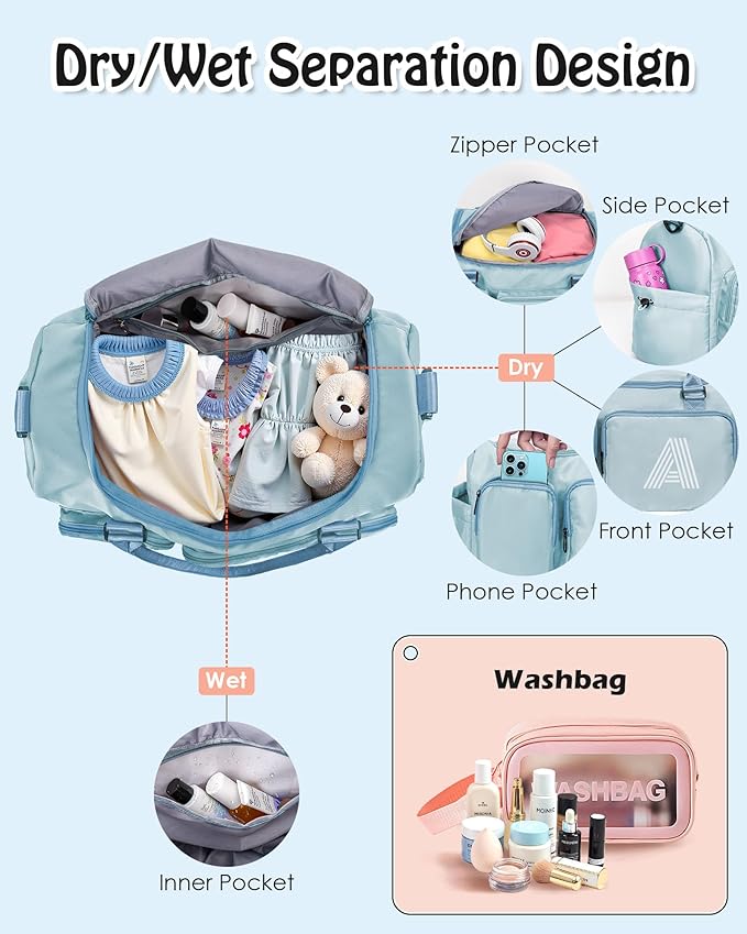 Duffle Travel Bag, Sports Gym Bag, Personalized Weekender Bag,Monogram Overnight Bag, Birthday Gifts Daughter Gifts