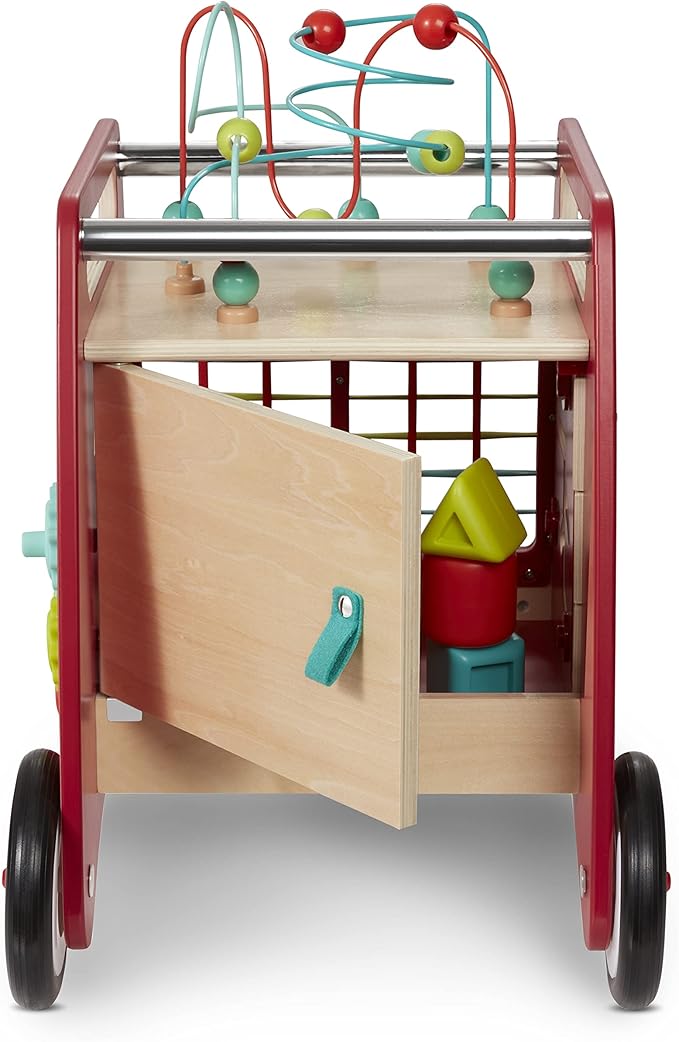 Radio Flyer Deluxe Push & Play Cube Walker, Walker Toy for Ages 1-3