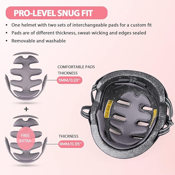 Kids Bike Helmet Ages 3-5-8-14, CPSC ASTM CPSIA Certified Toddler Helmet