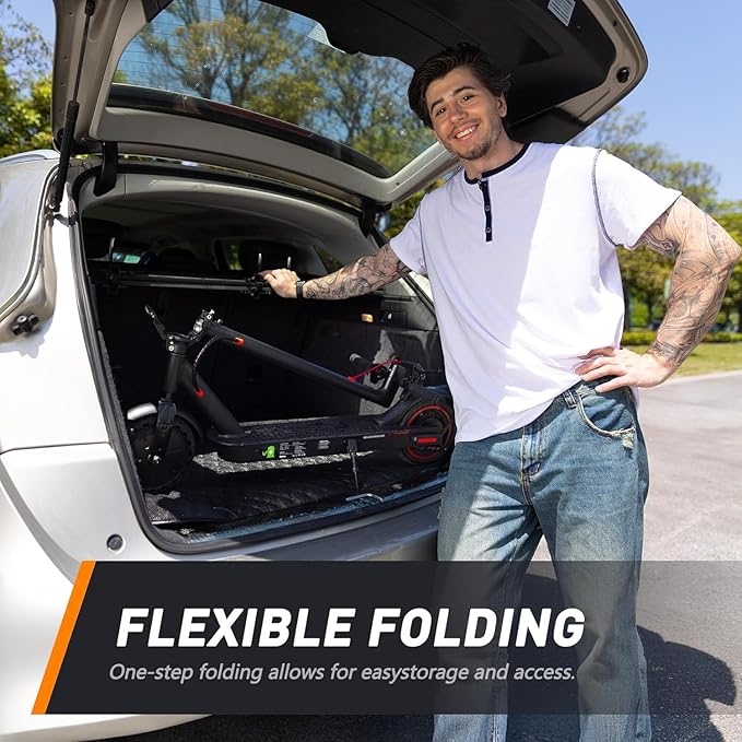 Electric Scooter, 650W/500W/350W Powerful Motor, 22/18 MPH Top Speed, 23/21 Miles Long Range, 10"/8.5" Pneumatic Tires, Smart App, UL Certified Foldable Commuting Electric Scooter for Adults and Teens