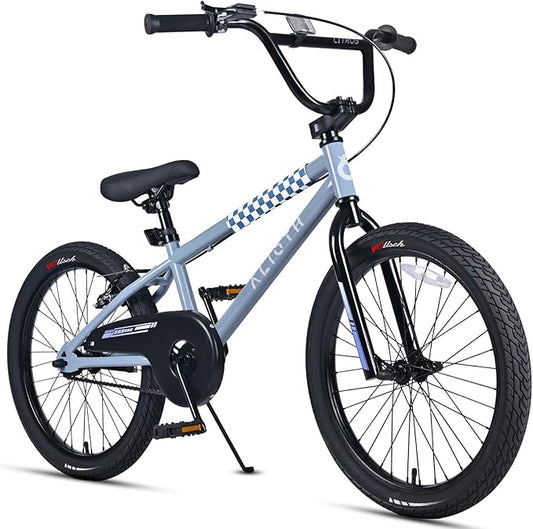 12 14 16 20 Inch Kids Bike BMX Style Bicycle with Training Wheels for 2-14 Years Old Toddlers Boys Girls Coaster Brake Multiple Colors