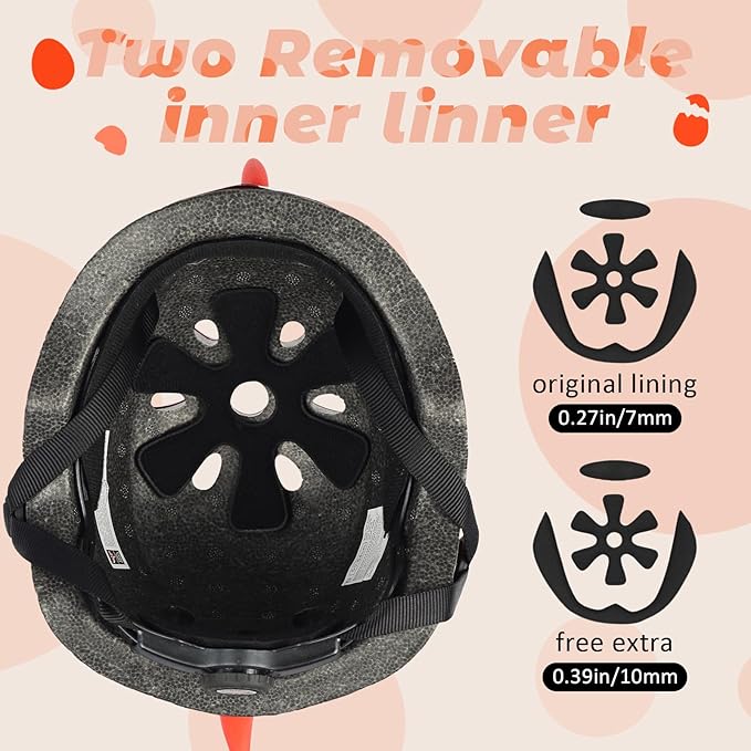 Toddler Kids Bike Helmet, Adjustable and Multi-Sport, 3 Sizes for Ages 1-2-3-5-8-14 Years Child Infant Boys Girls