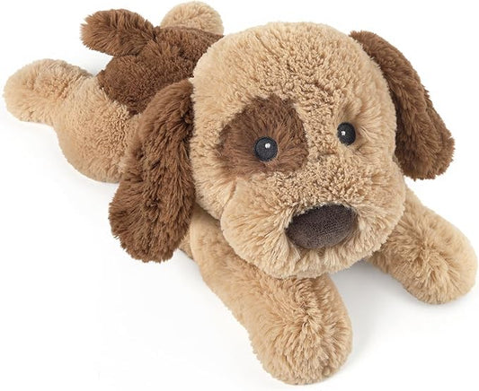 Dog Stuffed Animals, Microwavable Stuffed Animal Adorable Fluffy Puppy Plush for Warmth Comfort, Heatable Coolable Lavender Scent Dog Plush Toy, Cute Soft Puppy Plushies for Kids Boys Girls Adult Gift