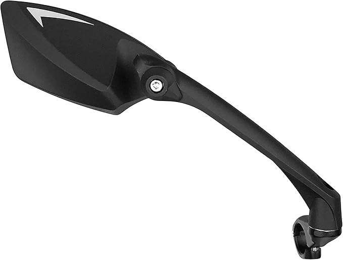 MEACHOW New Scratch Resistant Glass Lens,Handlebar Bike Mirror, Rotatable Safe Rearview Mirror, Bicycle Mirror, (Blue Right Side) ME-006RB