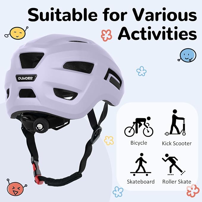 Toddler/Kids Bike Helmet, Adjustable and Multi-Sport, from Infant to Schoolchild, 2 Sizes