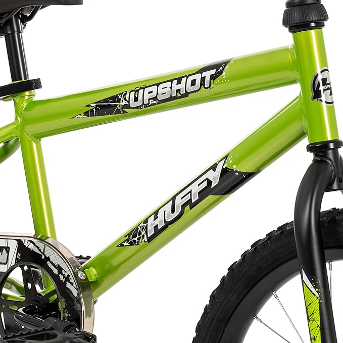 Huffy Upshot 12/16/20 Inch Boys' Bike for Kids, Ages 3+ Years Old, Multiple Color Options, Removable Training Wheels (12" and 16" Only), BMX Design, Designed for Growth, Durable, Easy Assembly