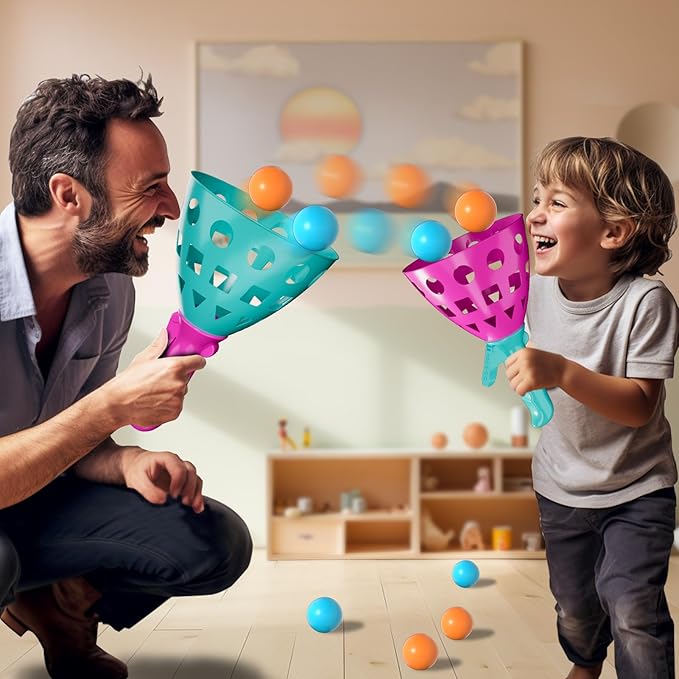 Bennol Outdoor Game Toys for Kids Boys with 20 Balls, Pop Pass Catch Ball Game Outside Toys Gifts for 3 4 5 6 7 8+ Year Old Boy Kids, Outside Outdoor Toy Gifts for Boys Ages 3-5 4-8