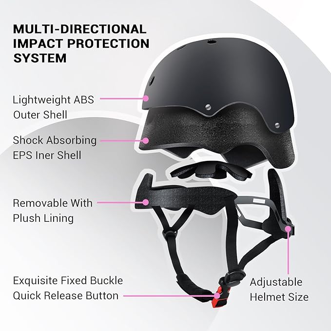 Kids Bike Helmet for 2-3-5-8-14 Ages Girls,Boys,Toddler,Kids and Youth, Ventilation and Impact Resistance Toddler Bike Helmet for Multi-Sport Bicycle Scooter Inline Roller Skate and Skateboarding