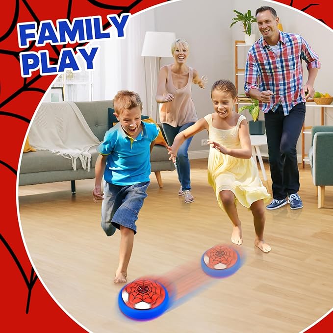 Indoor Hover Soccer Ball,Light-Up Toys for Boys Ages 5-7,6-8,8-12, Fun LED Football Game Toy with USB Rechargeable Battery,Christmas Birthday Gifts for Kid 4,5,6,7,8,9,10,11,12,13 Year Old