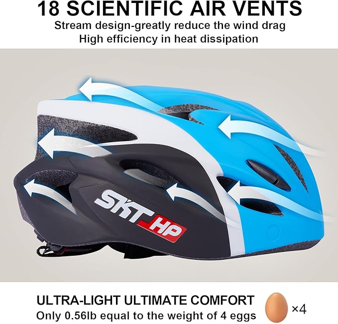 SKT HP Toddler Bike Helmet, Adjustable Helmet for Kids and Youth with Detachable Magnetic Goggles, Bicycle Cycling Skate Scooter Skateboard Helmet for Boys and Girls