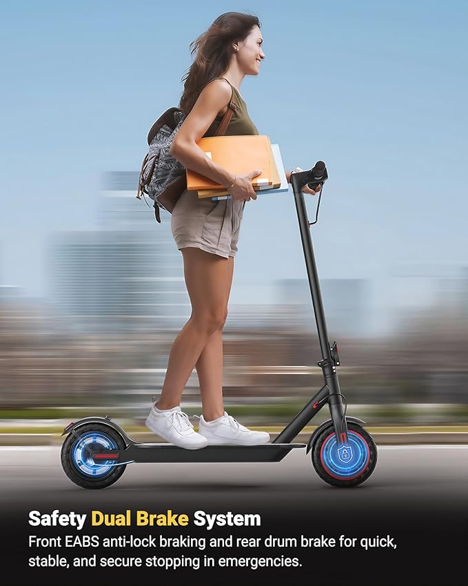 Electric Scooter for Adults, 8.5/10/14" Tires, 19/22Mph, 350W/500W Motor, 21-28 Miles Range, Folding E-Scooter with Dual Suspension,APP(V1/SPRO/MAX/PRO/X1/X1PRO)