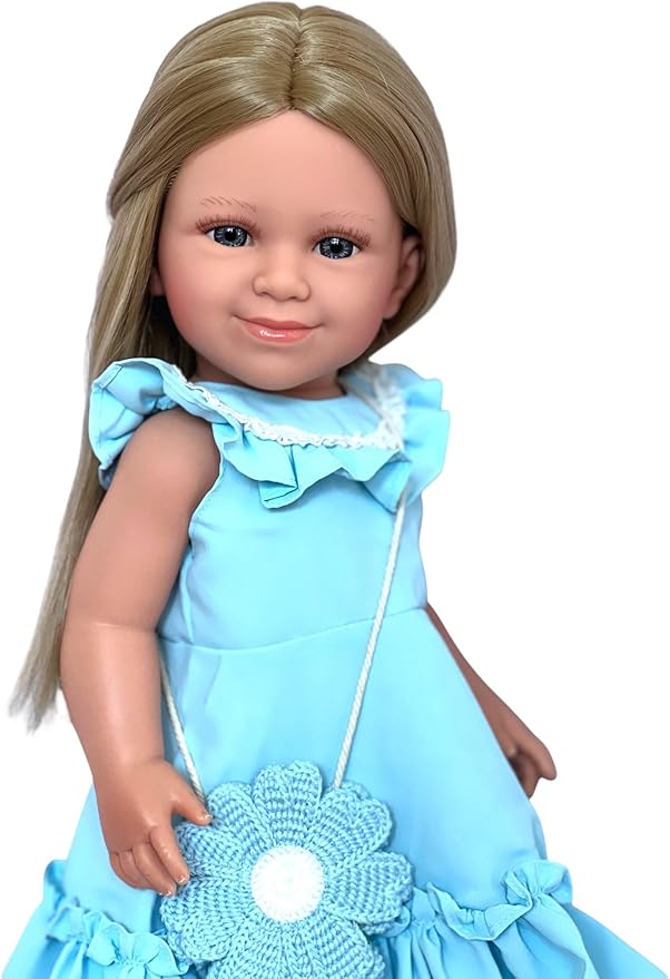 Kennedy and Friends 18 Inch Fashion Dolls- Tilt and Pose Feature and All Vinyl (F01-Dnvr)