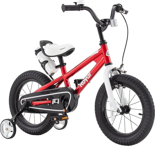 RoyalBaby Kids Bike EZ Freestyle Training Free Balance to Pedal Easy Learning Bicycle, 12-18 Inch for Toddlers to Big Kids