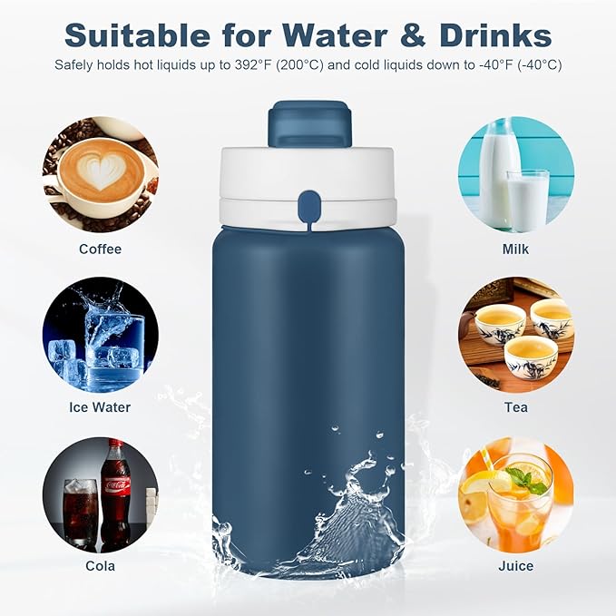 PLTCAT Collapsible Foldable BPA Free Reusable Lightweight Leak-Proof Travel Silicone Water Bottle for Travel, Gym, Hiking, Office, Camping