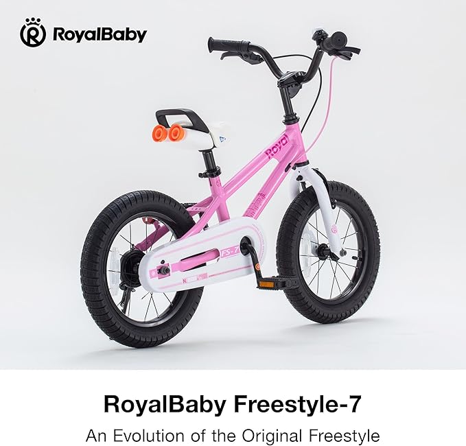 RoyalBaby Kids Bike EZ Balance to Pedal Dual Handbrake Toddlers Boys Girls Bicycle 12-20 Inch for Age 3-10 Years