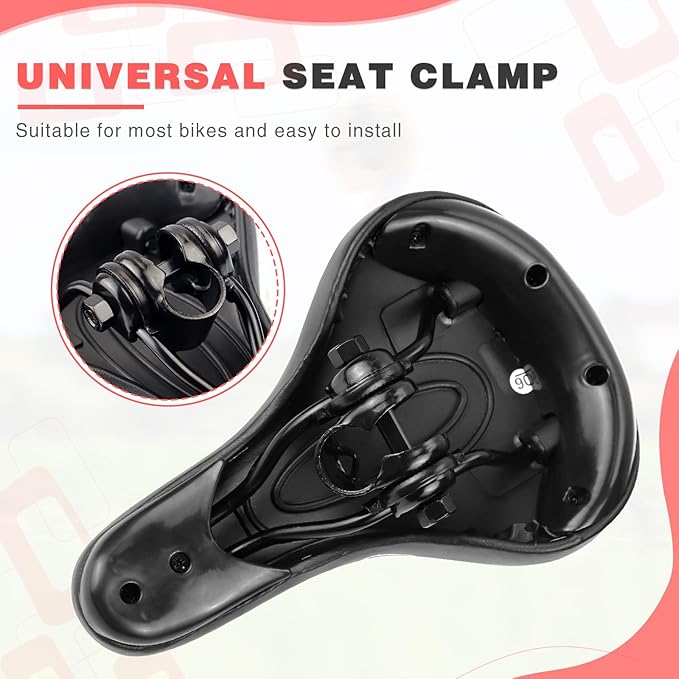 WEEROCK Kids Bike Seat, Child Bike Seats for 14" 16" 18" 20" 24" Kid Bicycle, Kids Bike Replacement Saddle for Boys Girls Bicycles