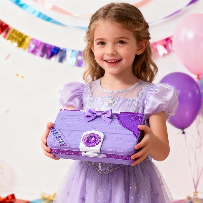 Kids Makeup Set for Girl 4-12 Years Old, Washable Real Cosmetic Girls Princess Make Up Toys, Kids Makeup Kit for Girls Birthday Gift