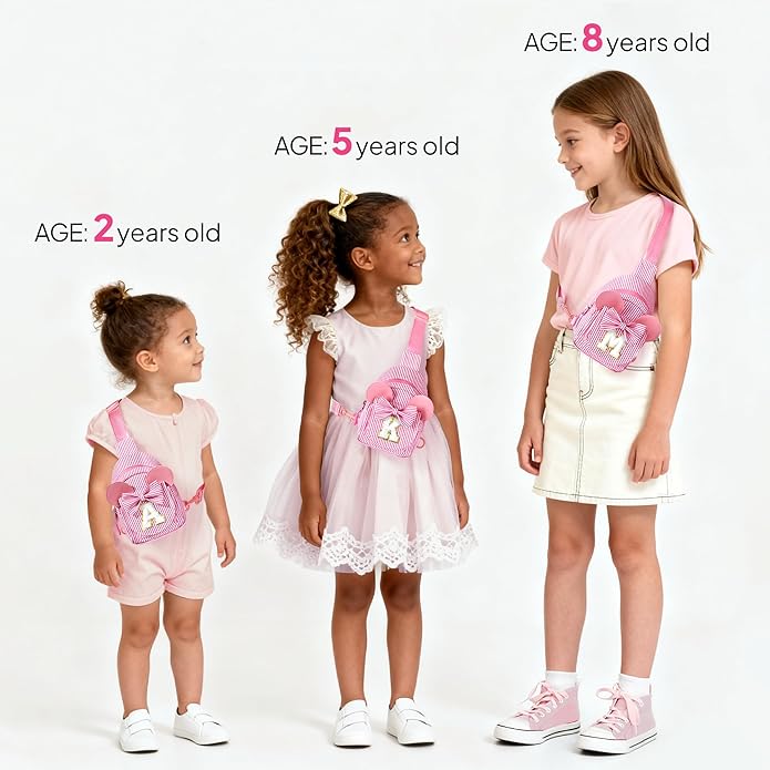 Christmas Gifts for Kids Girls - Sling Bags for Girls Kids | Initial Small Crossbody Bag Purses Girl Kid Gifts