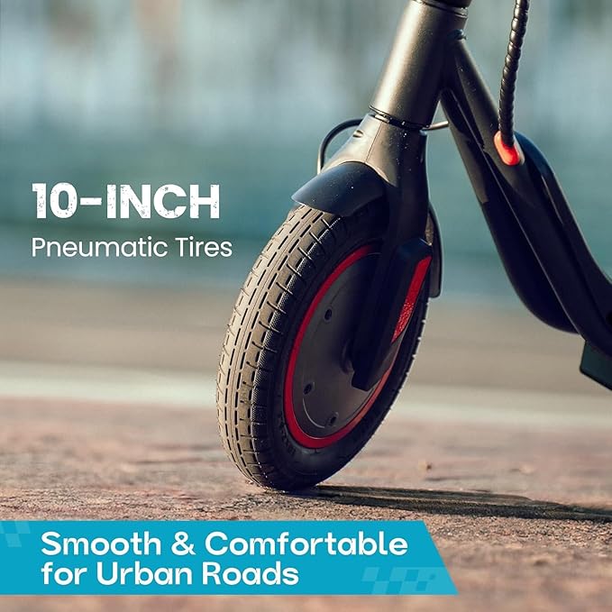 iScooter Electric Scooter for Adults, 23/18/12 Miles Long Range,22/19/18 Mph Top Speed, Commuting Electric Scooter with Cruise Control, Double Braking Systems Escooter for Adults and Teens