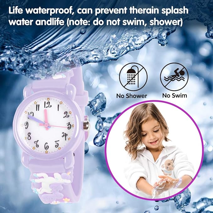 Toddler Watches for Girls - Best Toys Gifts for Girls Age 3 4 5 6 7 8