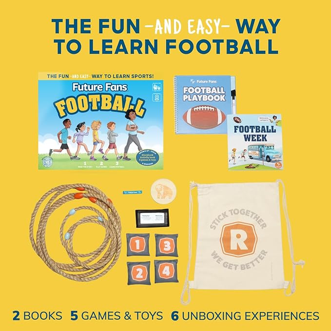 Learn Football - Educational Game: Helping Kids Become Big Sports Fans - Learning Games for Kids, Boys and Girls Ages 4-8