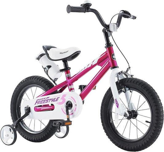 RoyalBaby Kids Bike EZ Freestyle Training Free Balance to Pedal Easy Learning Bicycle, 12-18 Inch for Toddlers to Big Kids