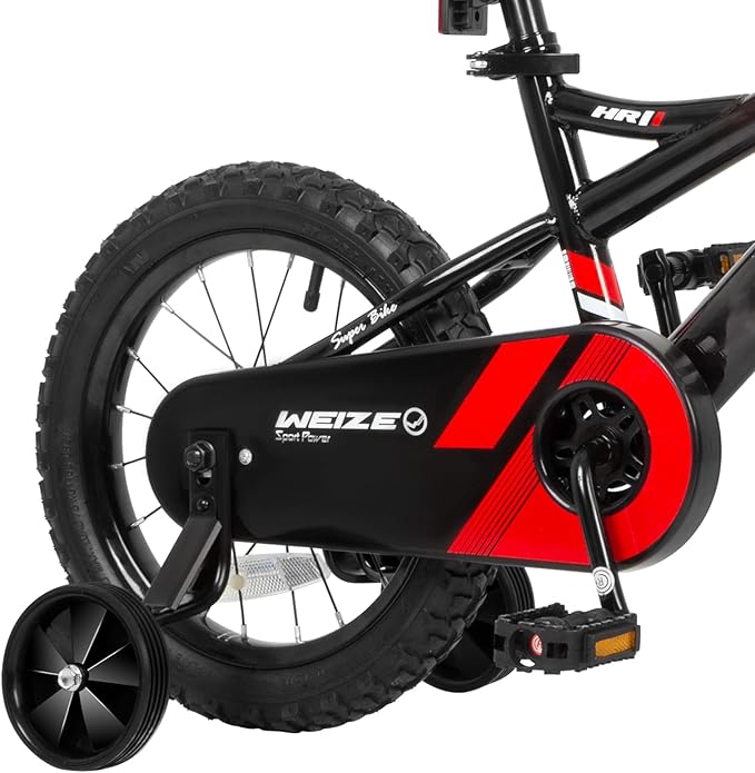 WEIZE Kids Bike,14 16 20 Inch Children Bicycle for Boys Girls Ages 3-12 Years Old, Rider Height 32-60 Inch, Coaster Brake, Multiple Color Options