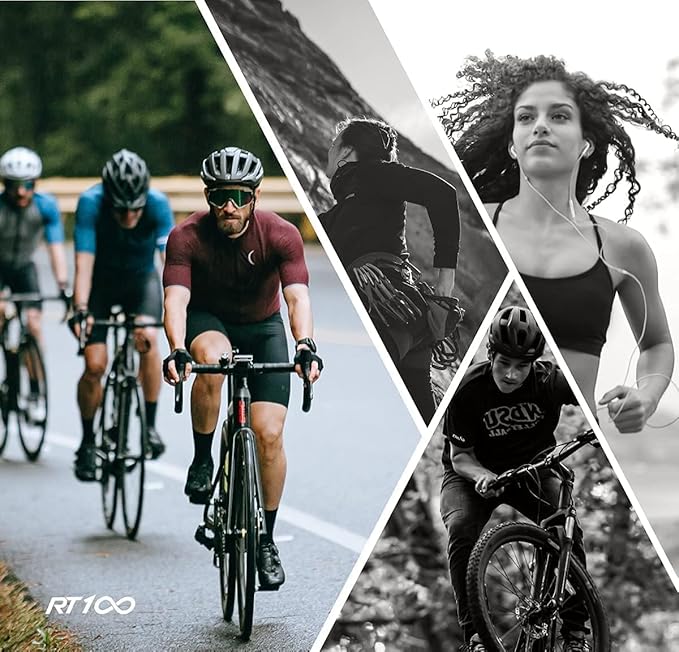 RIDE YOUR WAY Professional wrap around Frameless Cycling Sunglasses for Men and Women