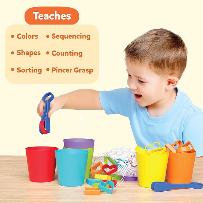 Skillmatics Silicone Rainbow Sorting Game - Learning & Educational Toy, Christmas Fun, Sorting, Counting & Sequencing Skills, Gifts for Toddlers & Preschoolers Ages 3, 4, 5, 6