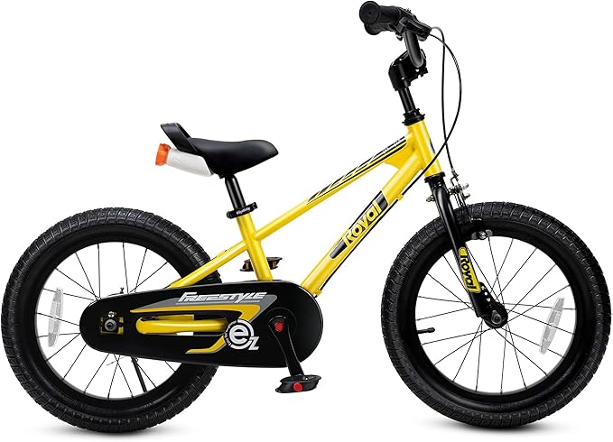 RoyalBaby Kids Bike EZ Balance to Pedal Dual Handbrake Toddlers Boys Girls Bicycle 12-20 Inch for Age 3-10 Years