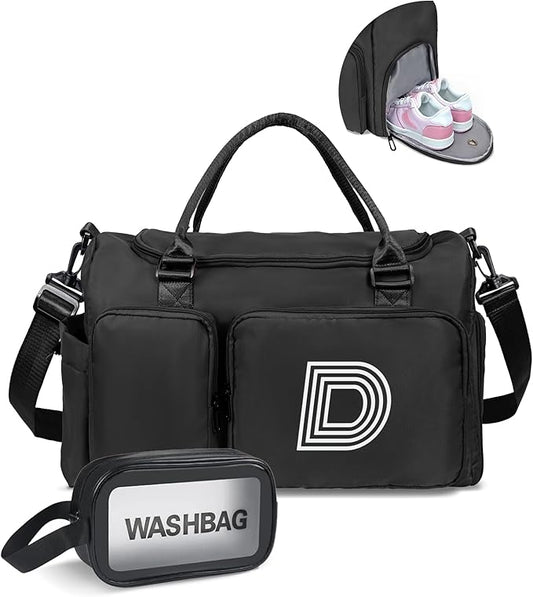 Girls Boys Birthday Gifts, Initial Travel Duffle Bag, Personalized Weekender Bag, Monogram Overnight Bag Gift for women,Birthday Gifts Personalized Gifts Bridesmaid Gifts