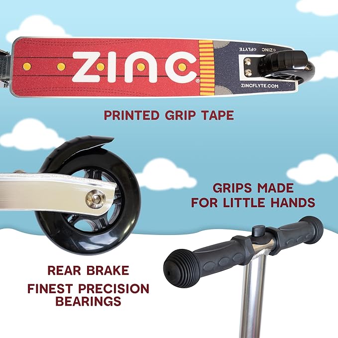 Flyte Perry The Penguin Scooter Suitcase - Rideable, Carry on Compliant 2-in-1 Children's Suitcases, 18 inch Ride on Suitcase for Kids, 25 Litre Capacity Kids' Luggage on Wheels for Children Aged 4+