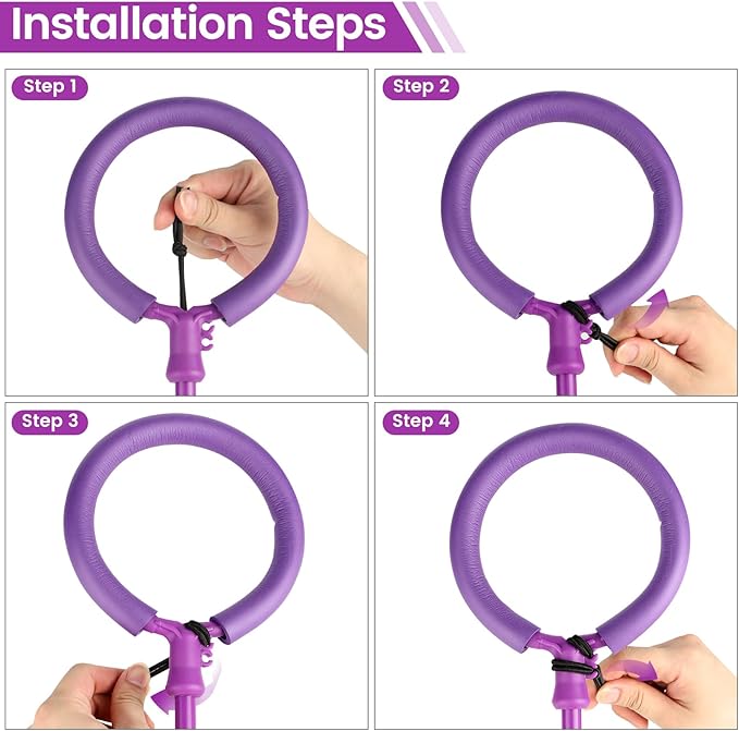 Skip Ball - Foldable Colorful Flash Wheel Indoor Outdoor Game Fitness Toys for Kids, Cool Kids Toys Christmas Birthday Gifts for Girls Boys Age 6 7 8 9 10+ Year Old