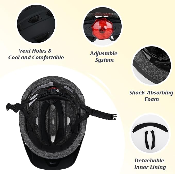 Adjustable Toddler Helmet, Kids Bike Helmets for Boys Girls 3-5/4-6/5-8 Years, Protective Gear Set for Bicycling/Skateboarding/Rollerblading/Scootering