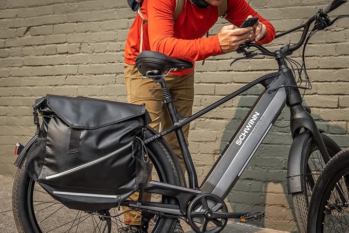 Schwinn Bike Bag, Pannier and Storage, Easy to Attach, Hold Cell Phones, Snacks, Wallet, Mounted Bicycle Accessories