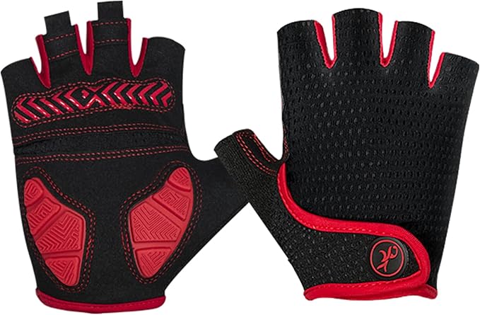 MOREOK Cycling Gloves Bike Gloves for Men/Women-[5MM Gel Pad] Half Finger Bicycle Biking Gloves for Cycling/Weight Lifting/Gym/Motorcycle/Outdoor Sports