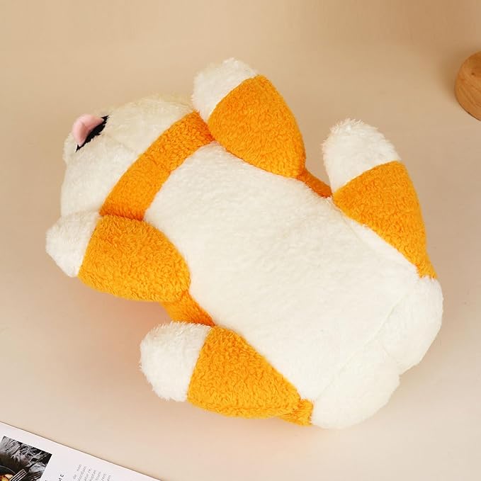 14 Inch Shiba Inu Plushie Doll - Soft Stuffed Animals Dog Puppy Plush Toy, Realistic Cuddly Dog Stuffed Animals for Kids Gift & FFestival or Birthday Surprises