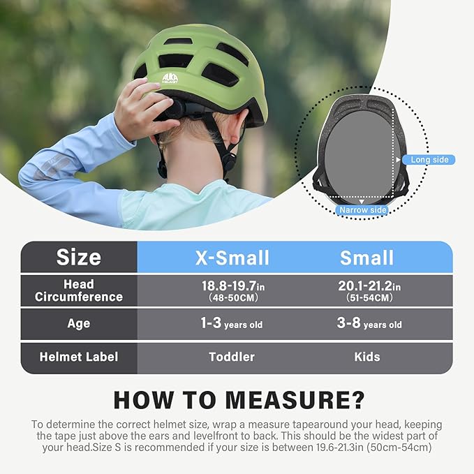Toddler Kids Bike Helmet, Adjustable Infant Baby Bicycle Helmet for Age 1-3-5-8 Years Child Boys Girls, Multi-Sport Scooter Skateboard, 2 Sizes