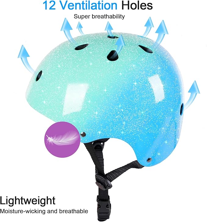 Kids Bike Helmet for 3-5-8-14 Years Kids Girls Boys Youth Bicycle Helmet for Scooter Balance Bike Roller Skating Skateboard Helmet