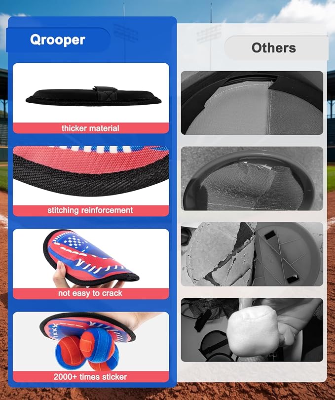 Toss and Catch Game Ball Set Toddler Toys for Ages 2-4 5-7 8-13 Boys Girls Birthday Gift, Yard Games Outside Beach Pool Outdoor Toys for 3 4 5 6 7 8 Year Old Gifts Kids Toddler Baseball Glove