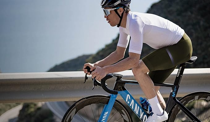 Wulibike Cycling Shorts Men Padded:Tights Highly Elastic Breathable Quick-Drying Road Bike Bicycle Shorts for Men Pockets