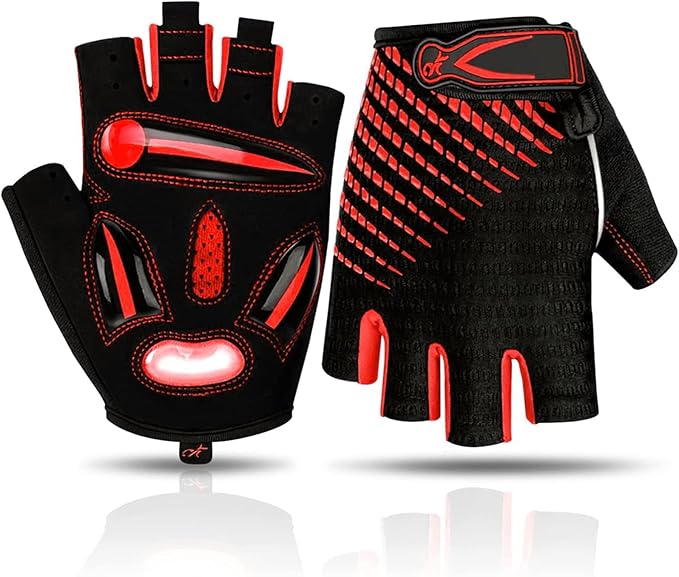 BIKINGMOREOK Bike Cycling Gloves for Men Women,Non-Slip Breathable 5MM Gel Pads DH Mountain Road Bicycle Gloves for MTB Biking Cycling,Workout Sports