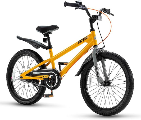 RoyalBaby Kids Bike EZ Balance to Pedal Dual Handbrake Toddlers Boys Girls Bicycle 12-20 Inch for Age 3-10 Years
