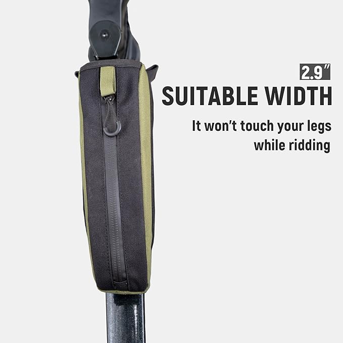 Removable Top Tube Bike Bag, Compatible With IPhone 16/15/14Pro and Phones Up To 6.9'', Waterproof Bike Bag for Bicycles