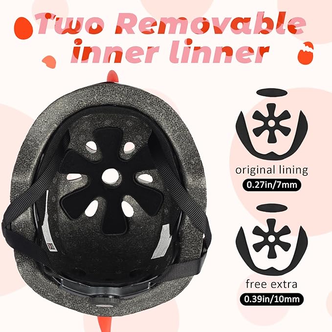 Toddler Kids Bike Helmet, Adjustable and Multi-Sport, 3 Sizes for Ages 1-2-3-5-8-14 Years Child Infant Boys Girls