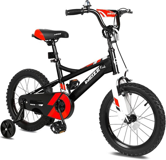 WEIZE Kids Bike,14 16 20 Inch Children Bicycle for Boys Girls Ages 3-12 Years Old, Rider Height 32-60 Inch, Coaster Brake, Multiple Color Options